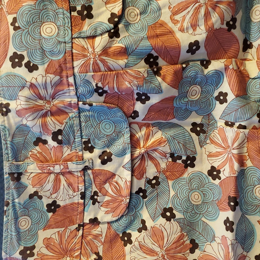 Ann Taylor Loft floral cotton mini skirt size 0 - Picture 5 of 9